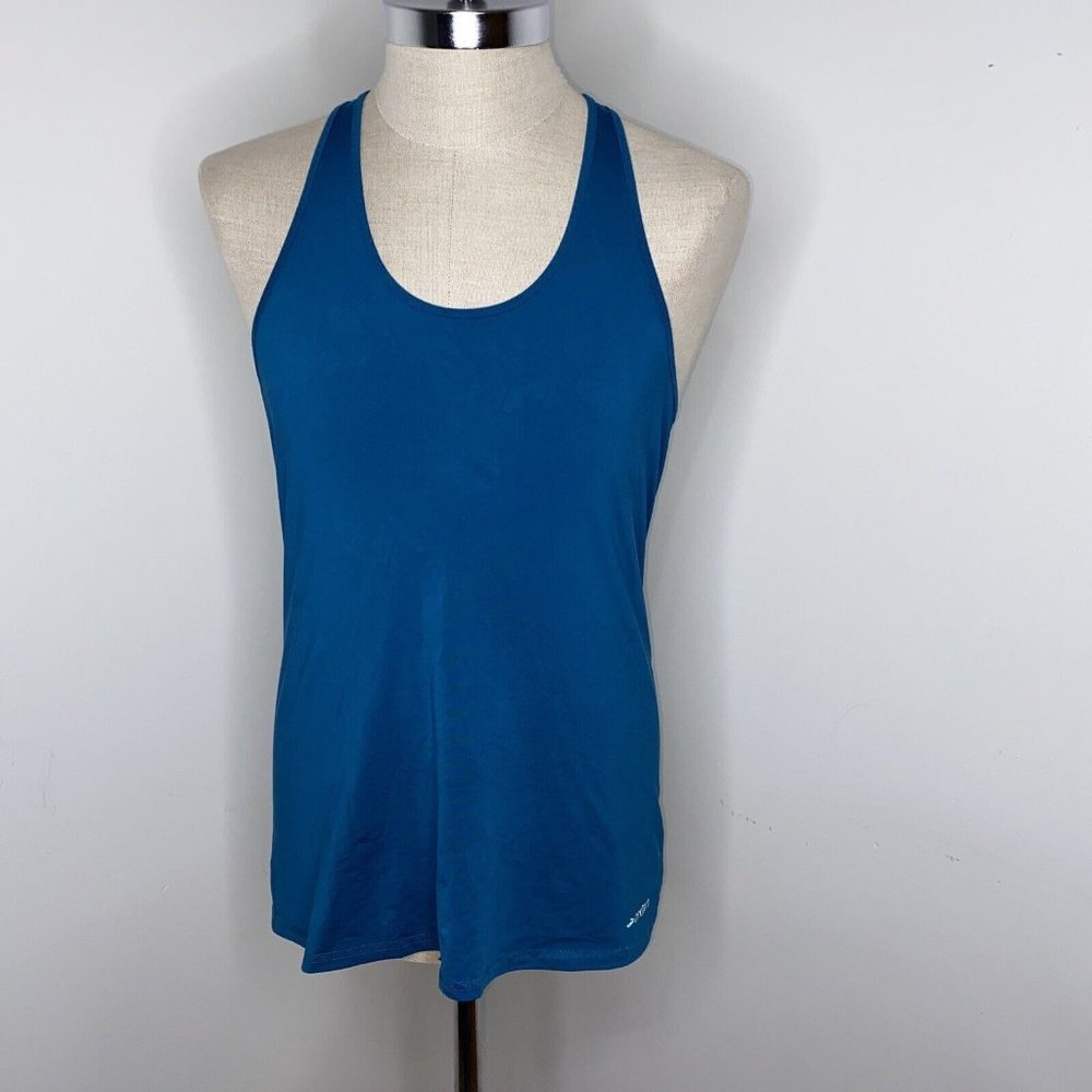Brooks Womens Tank Top Sleeveless XL Green Yoga Active Shirt Racerback